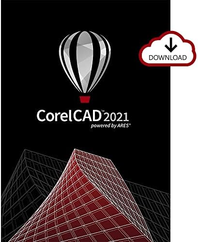 CorelCAD 2021 – CAD Software for 2D Drafting, 3D Design & 3D Printing [PC Download] [Old Version]