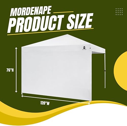 Miniatura 6 de Pared lateral para toldo desplegable de 10 x 10 pies, pierna recta, toldo impermeable instantáneo, 1 paquete solo para pared lateral del toldo