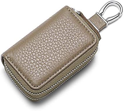 Leather car with Key Wrapping Head Layer cowkin Double-Layer GM Key Bag Leather Khali Color