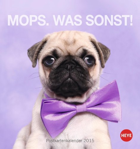 Télécharger Mops Postkartenkalender 2015 PDF