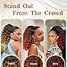 AISI BEAUTY Curly Ponytail Extension, Drawstring Ponytail Extension for Black Women Clip in Ponytails Synthetic 14 Inch Long Curly Wavy Fake Hairpieces for Daily Use(14-T27)