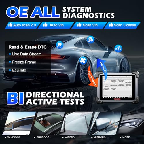 Autel MaxiSys Elite II Pro Scanner J2534 Reprogramming Tool 2-Years Free Update Motor TruSpeed Repair CANFD &DoIP 40+ Hot Services 3K+ Active Test as Ultra MS908S PRO II Up of MS908S Pro II MK908P - Image 7