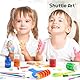 Shuttle Art Temperafarben Set, 30 Tempera Farben in Flaschen, je 60 ml, abwaschbare Kinderfarben, enthält Fluoreszierende, Metallic- und Glitzer-Farben, für Poster, Malen und Bastelprojekte geeignet