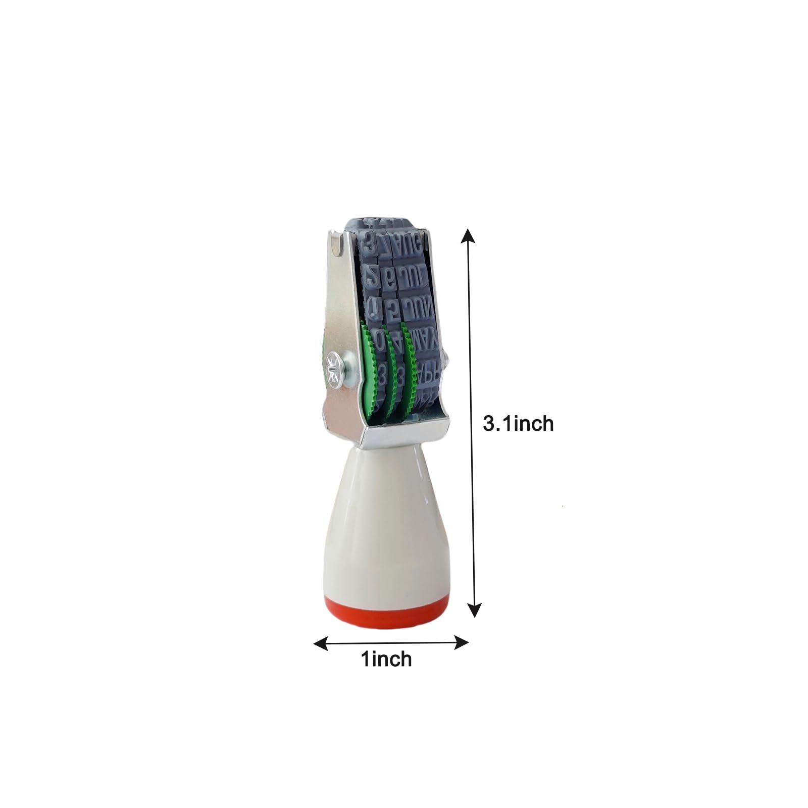 Homvik Egg Date Stamp for Fresh Eggs Rubber Egg Stamper, Suitable for Chicken Duck Turkey Quail Eggs Without Ink Pad - Image 2