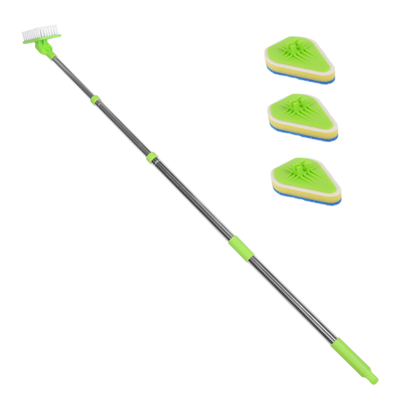 Brosse de sol extensible idéale pour nettoyer le carrelage de la salle de bain