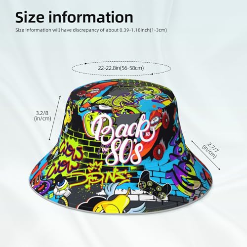 Image of Bucket Hat Beach Summer Sun Hat Reversible Fisherman Hats Double Sided Wearing for Women Men Boys Girls