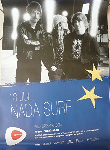 Nada Surf poster musique rock affiche murale géante chambre et studio