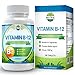 Produktbild Vitamin B12, Methylcobalamin, Hoch Potenter Komplex bei B12-Mangel, Nahrungsergänzungsmittel zur Stärkung von Gedächtnis, Konzentration und des Nervensystems - 180 Tabletten
