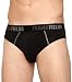 Produktbild Frank Fields - Herren Slips aus Baumwolle und Elasthan, Unterwäsche mit breitem Elastikbund (Unterhose Männer ohne Eingriff) 1x4 Stück, Farbe:schwarz, Größe:7