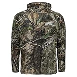 Mossy Oak Men's Standard Camo Hoodie Lightweight Hunting Shirts, Country DNA, Large