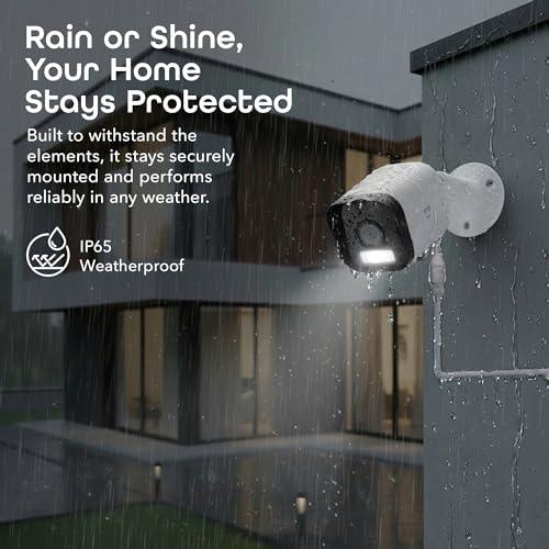 Image of Geeni Hawk 3 4MP Smart Outdoor Security Camera - 2K Ultra HD WiFi Surveillance Camera with Color Night Vision, 30m Long Range, 2-Way Audio, Motion Detection & IP65 Weatherproof
