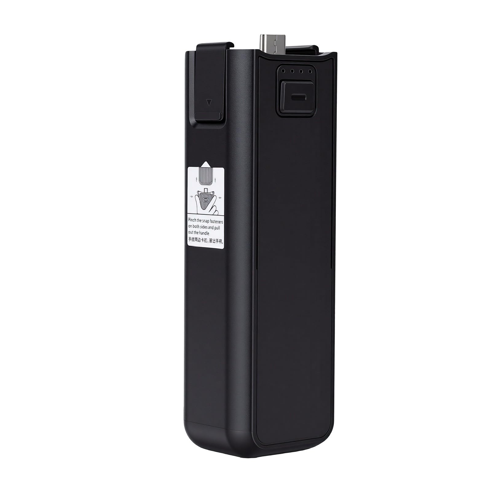 Sxhlseller Poignée de Batterie pour 3 4, 5000 MAh à Charge Rapide, Batterie étendue avec Port USB C et Support de Filetage 1/4" pour Trépied, Perche à Selfie