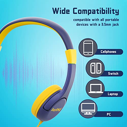 EasySMX Casque Audio Enfant avec Limiteur de Volume, Casque de Protection Oreilles Confortable pour Enfant 3-12 Ans… - Les Beatles, Paul McCartney, John Lennon, RIngo Starr, George Harrison EasySMX Casque Audio Enfant avec Limiteur de Volume, Casque de Protection Oreilles Confortable pour Enfant 3-12 Ans… – Image 4