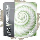 Bentonite Clay Food Grade Powder - 5 LB Pure Natural Powder for Internal and External Use - Great For Detox,Toothpaste, In Smoothies and More - Heal Damaged Skin - DIY Clay Face Mask