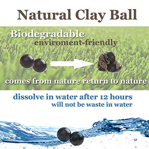 Slingshot Ammo Ball 2100Pcs Natural Clay Slingshot Ammo 3/8 Inch Biodegradable Clay Ball 9Mm-10Mm (Black+Brown+Yellow, 2100 Pcs) #TOP3