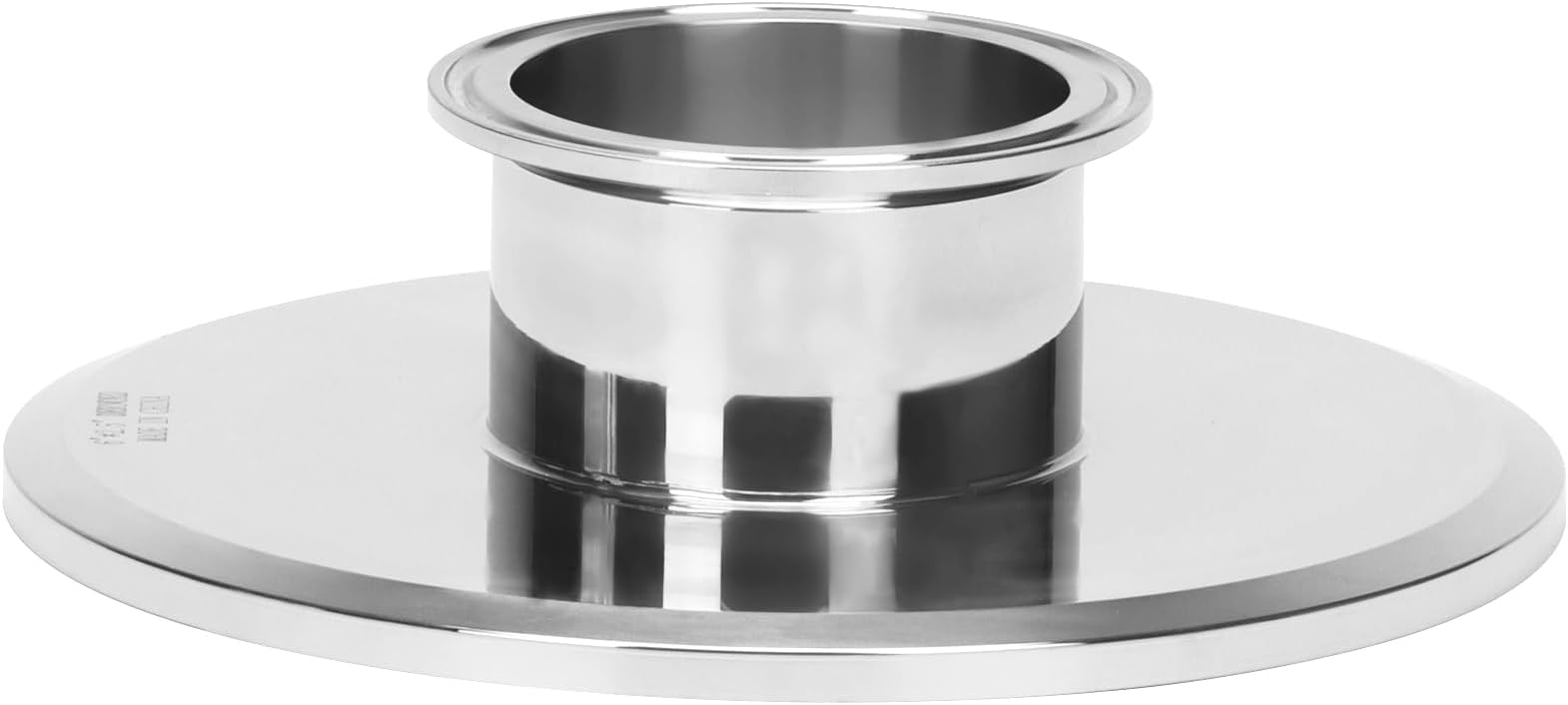 DERNORDSanitary Concentric Reducer Tri Clamp Clover Stainless Steel 304 Sanitary Fitting End Cap Reducer (Tri Clamp Size: 6 inch x 2.5 inch)