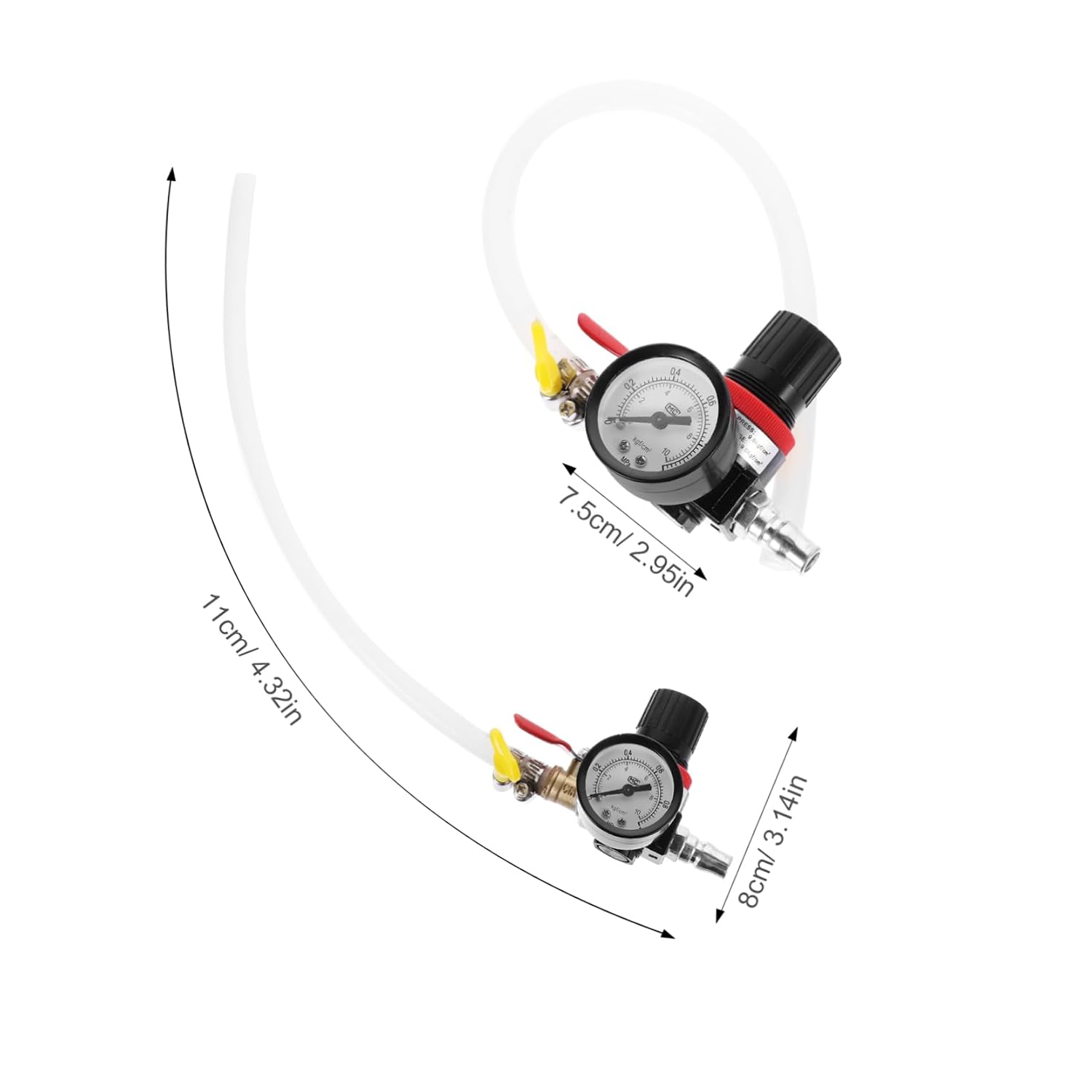 Car Water Tank Leak Detector Compression Gauge for Automotive Cooling Systems Engine Diagnostic Tool for Efficient Pressure Testing and Leakage Detection