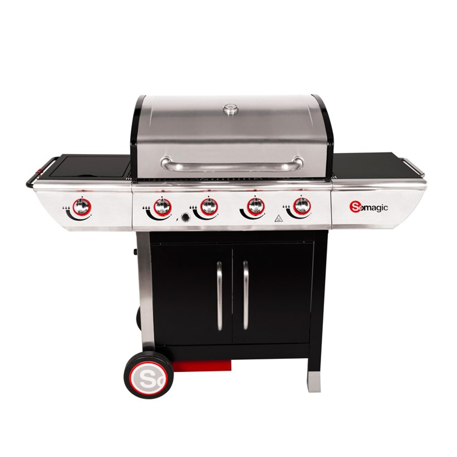 Happy Garden SOMAGIC - Barbecue au gaz Manhattan 450GPI - 4 brûleurs + réchaud 14kW