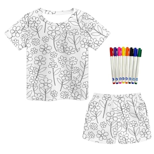 Ensemble de pantalons colorés pour enfants anti-ennui avec feutres inclus