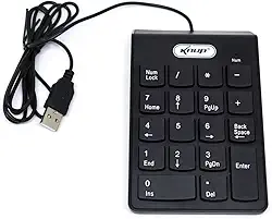 Teclado Numérico Usb 2.0 Kp-2003a Knup Com Fio e 18 Teclas