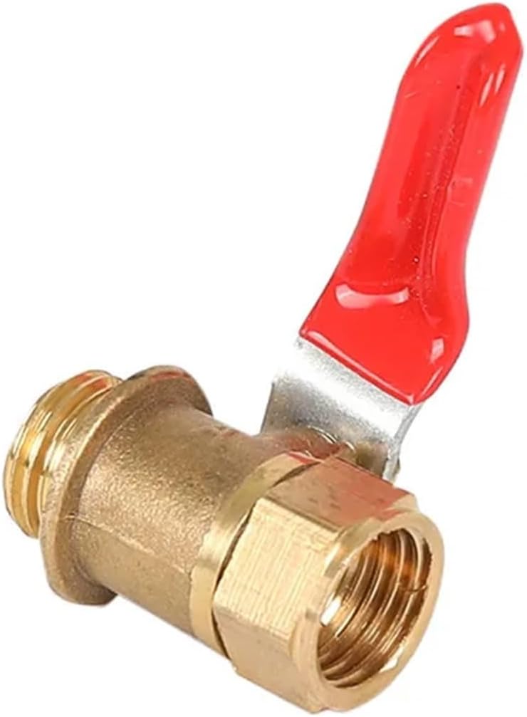 Sprayer Ball Valve Switch Solid Brass High Pressure Plunger Pump Parts 1/4 Inch