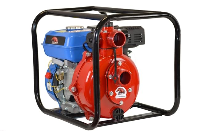 Motobomba de Alta Presión a Gasolina BRACOG HJHP20 | Motor 4 Tiempos OHV 208cc 7HP, Salida 50mm, Impulsión 50m, Sensor de Aceite | Potente y Fiable