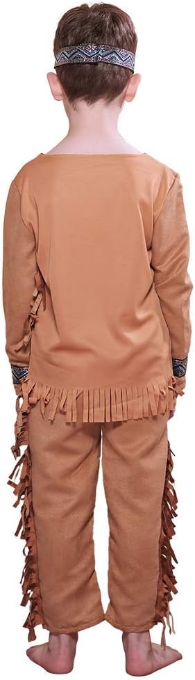 ReneeCho Kid’s Indian Costume Boys Girls Halloween Outfit Party Field - Image 2
