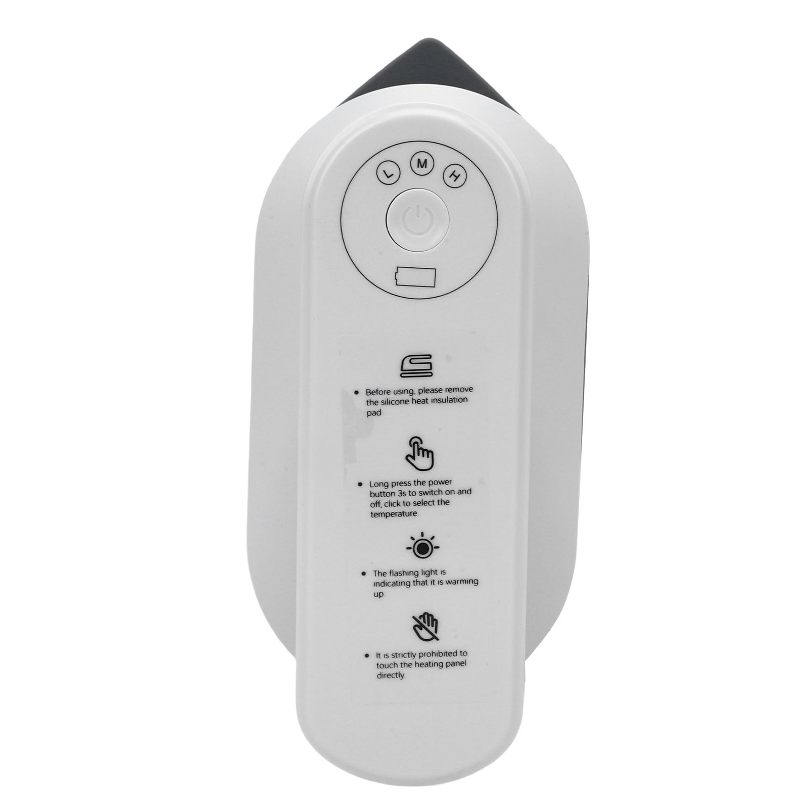 POENVFPO Plancha eléctrica inalámbrica, plancha de viaje portátil con 3 ajustes de temperatura, calentamiento rápido en 30 segundos, batería de 5000 mAh para una rápida eliminación de arrugas