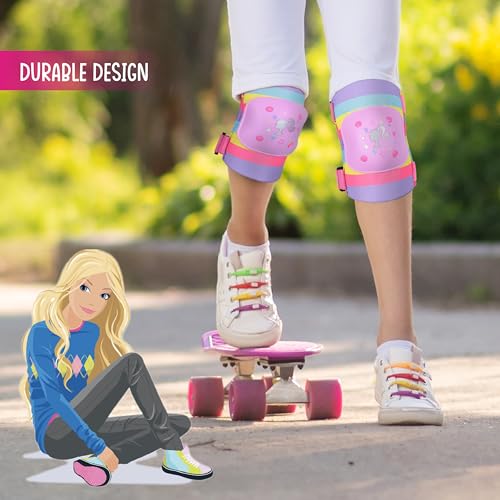 Image of Kids Elbow and Knee Pads, Protective Gear Set, Adjustable Straps