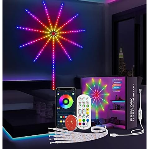 MATICOD Smart Firework LED Lights with Launch Effect Cover