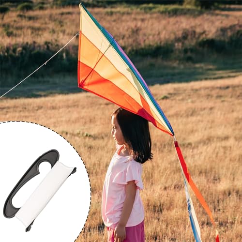 Diffaxy 100M Drachenschnur Spule, Kite Line Winder Drachenleine mit schwarzem Wickelbrett Schnurdrachen Rope, Drachenersatzteile Drachenschnur Spule Drachenzubehör für den Außenbereich