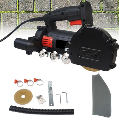 PODEC Nettoyeur De Joints De Carrelage Électrique 900 W avec Lame De 1,2 Mm, Vitesse À Vide De 11 000 TR/Min Et Conception Anti-poussière, pour Salle De Bain, Chambre Et Joints De Carrelage.