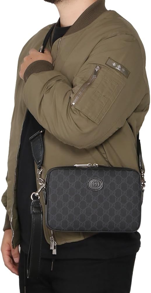 Amazon | [グッチ] ショルダーバッグ メンズ インターロッキングG付 GG