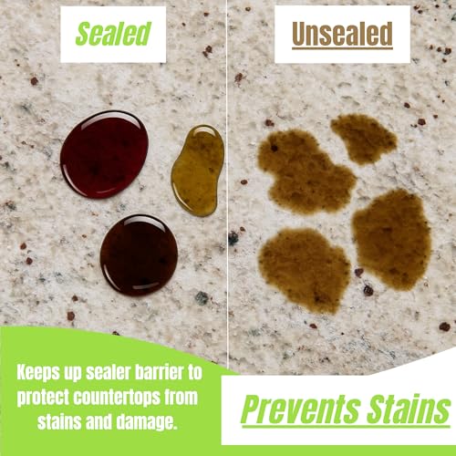 Image of Granite Plus Cleaner & Sealer + Ultimate Grout Cleaner W / Brush, 2 Quarts | Acid-free formula deep cleans grout on tile floors. Safe for marble, travertine, granite and all natural stone.