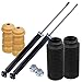 Produktbild 2x Stoßdämpfer Dämpfer Federbein Gas Gasdruck inkl. Staubschutz-Satz Staubschutz-Set Service-Kit hinten Hinterachse