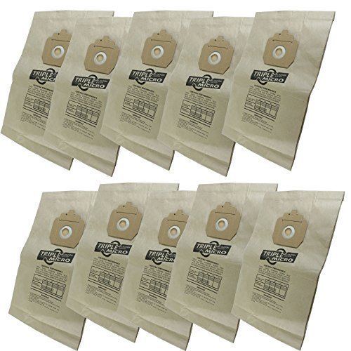 Vacspare Double Layer Paper Dust Bags Compatible with Taski Vento Commercial 15 Vacuum Cleaners (Pack of 10)
