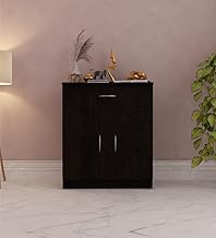 SIVOM Cabin Multipurpose Storage Unit/Engineered Wood Free Standing Cabinet (Finish Color - Dark Wenge, Knock Down)