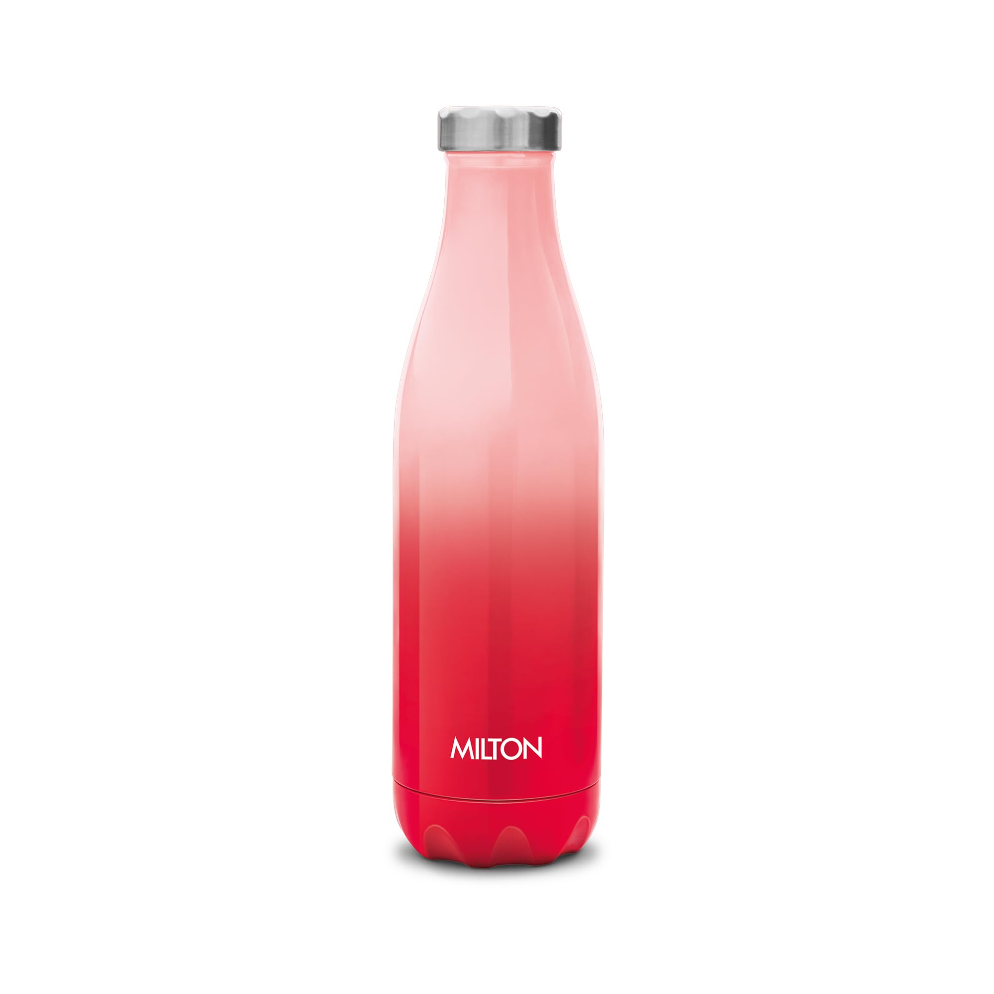 Milton Prudent 500 Thermosteel Bottle, 510 ml Water Bottle, 24 Hours Hot and Cold, Double Wall Vacuum Insulated, Water Bottles, Tea Flask/Coffee Flask for Sports, Travel, Red