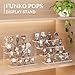 Perfume Organizer Cupcake Display Stand Cologne Organizer for Men, 12inch Tiered Acrylic Storage Shelves, Clear Riser Plastic Holder Compatible with Funko Pops Figures, Ornament, Skincare, Vanity
