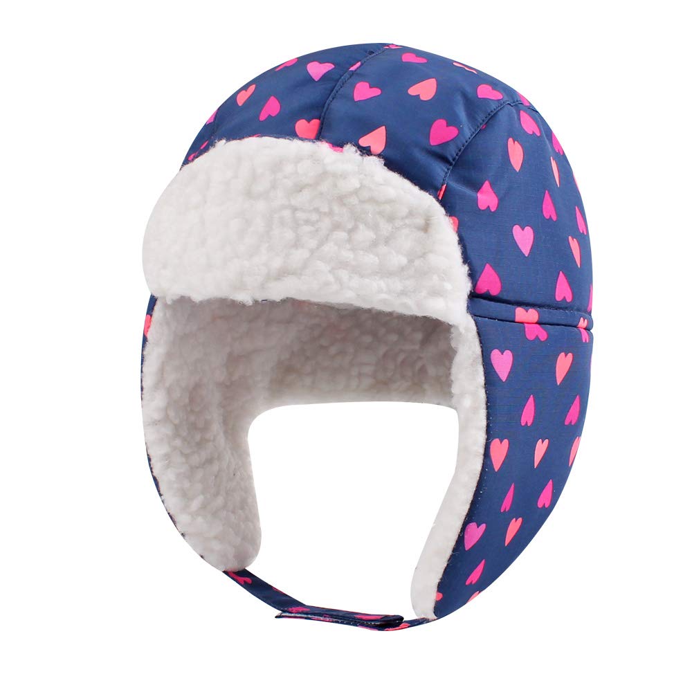 BAVST Winter Trapper Hat for Boys Girls Waterproof Warm Baby Toddler Ushanka Fleece Beanie Hats for 6M-6T