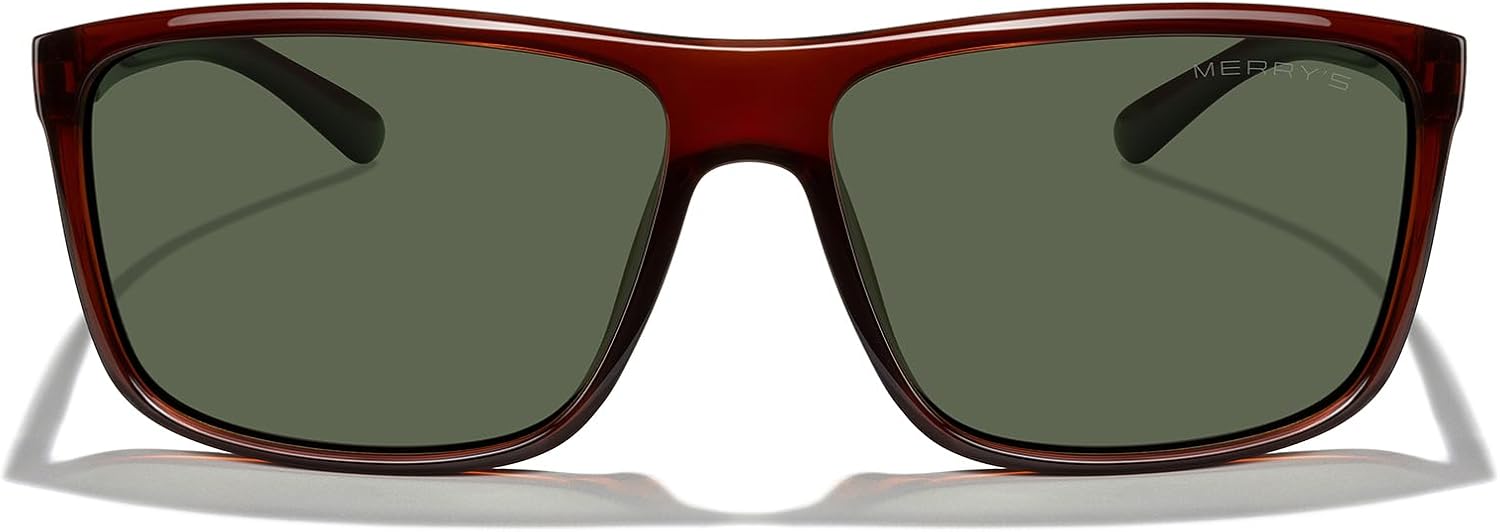 MERRY'S Rectangular Polarized Sports Sunglasses for Men Women Cycling Driving Fishing UV400 Protection S8225 - Image 2