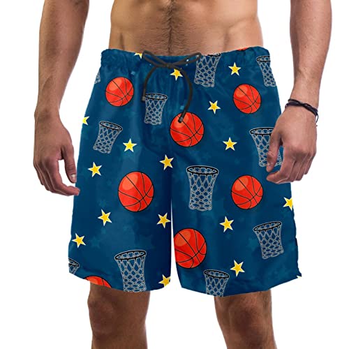 Maillot de bain hommes anti-humidité short de plage basket pour le confort