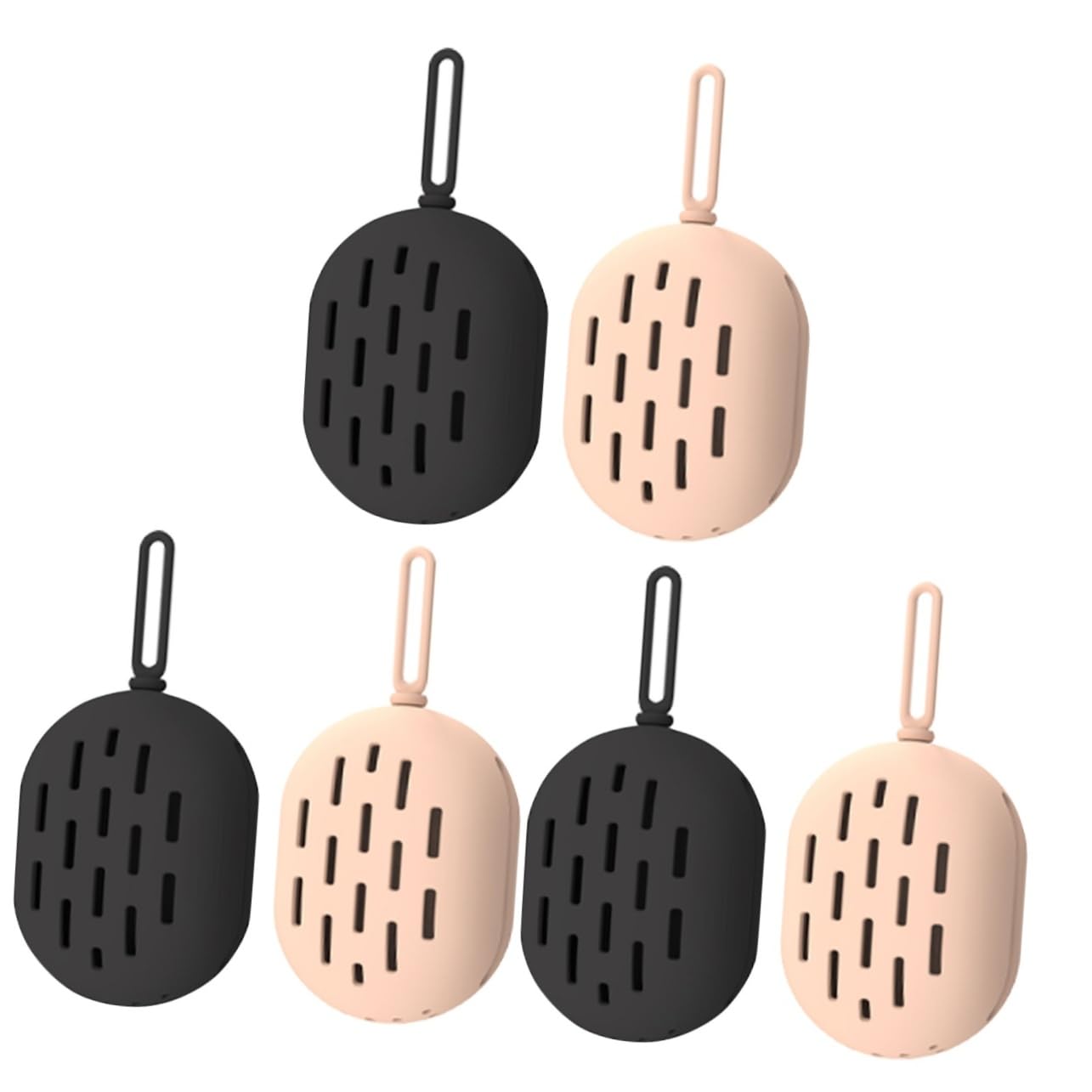 Beaupretty 6piezas Organizador De Esponjas De Maquillaje De Silicona Estuche Práctico para Esponjas para Dama y De Belleza