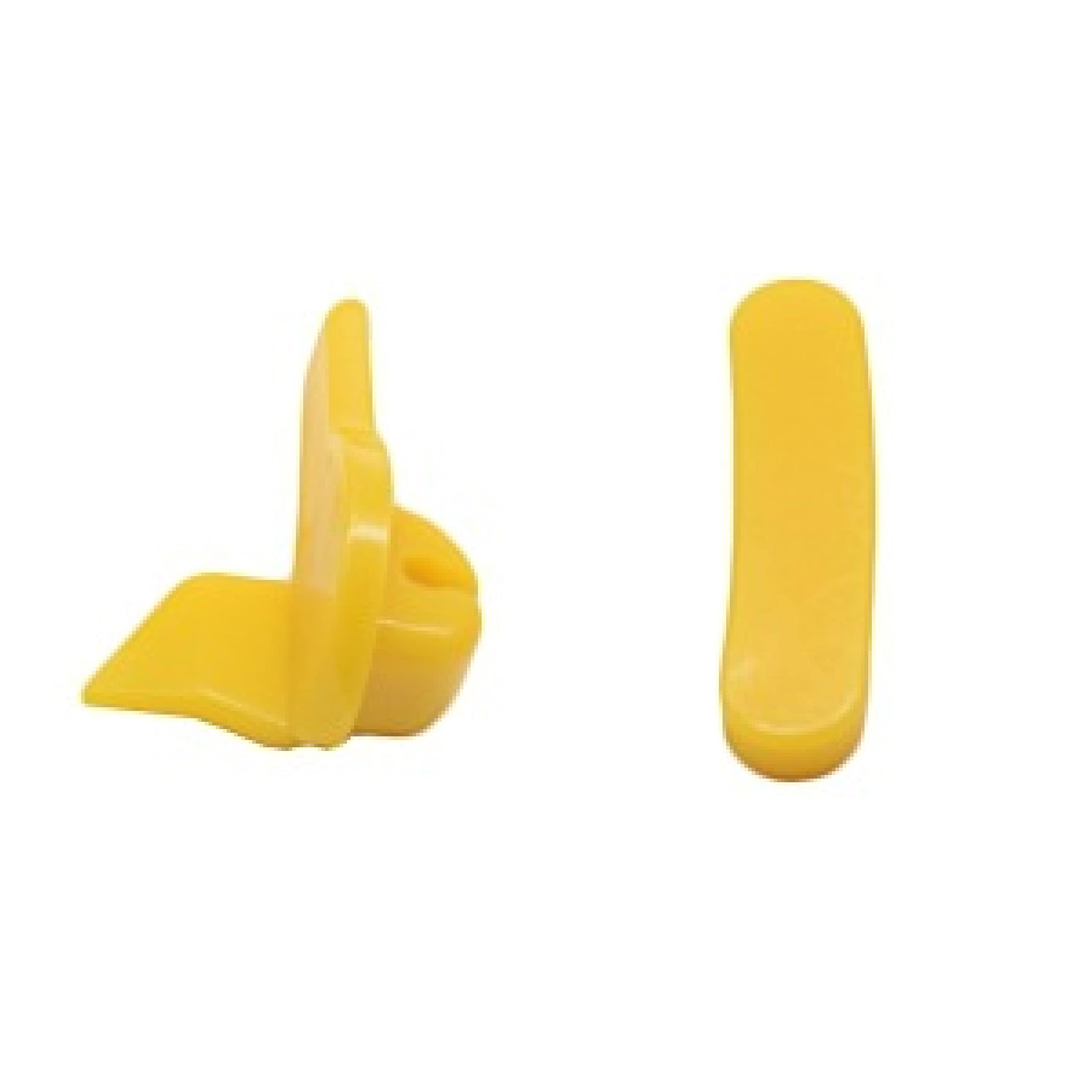 Caso de 500 Paquetes, 6Pairs / Paquete, Cambiador de neumáticos inserción de plástico | Rueda de Nylon Protector de llanta de Montaje Desmontar la Cabeza, 01YKL|Amarillo|
