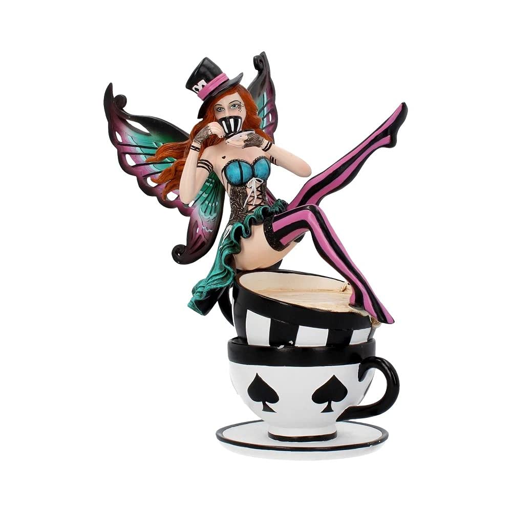 Nemesis Now Hatter Figurine en résine Bleu Sarcelle Taille Unique 16 cm
