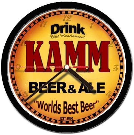 KAMM beer and ale cerveza wall clock