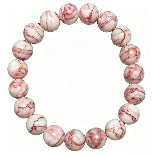 NIBHZ Natural Gemstone Beads Bracelets Healing Crystal Stone Beaded Bracelet for Women Men Handmade Spiritual Jewelry Gifts,A,9mm