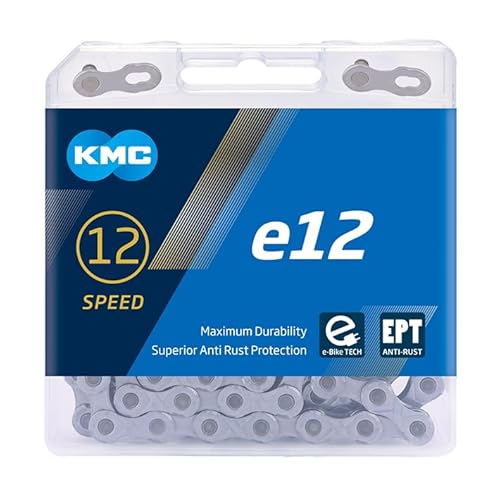 KMC, Cadena E12 EPT 1/2x11/128 130 ESLAB.12V PLATA