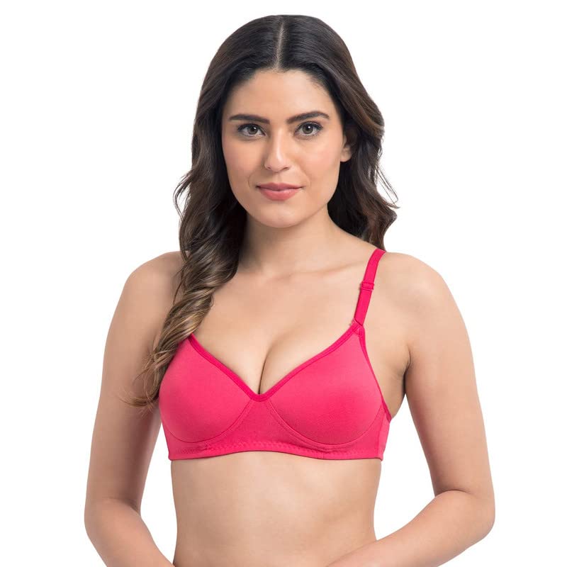 Image of SCTC 100% Cotton Girls /Women's Everyday Wire Free (Non Wire) Non Padded B-Cup Seamless | T-Shirt | Full Coverage Bra Pack of 1 Color:: (May be Vary)
