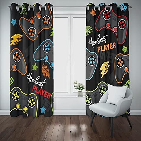 MUZHILI 3D Printed Game Controller Curtains Cover